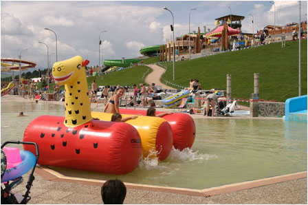 Aqua park Tatralandia - nafukovacia zebra