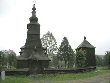 A little wooden church in Ladomr