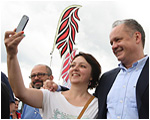 Prezident SR Andrej Kiska na Pohode