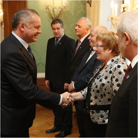 Andrej Kiska sa stretol so zstupcami Zdruenia miest a obc Slovenska