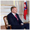 Part 1 - An interview with the Radio and Television of Slovakia  program "In Five Minutes Twelve" - Bratislava - Presidential Palace 22 June 2014 [new window]