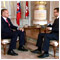 Part 2 - An interview with the Radio and Television of Slovakia  program "In Five Minutes Twelve" - Bratislava - Presidential Palace 22 June 2014 [new window]