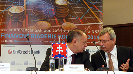 22.10.2014 - Prezident SR vystpil na konferencii Slovenskej asocicie finannkov