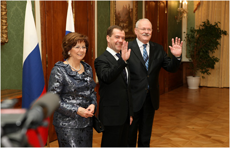 6.4.2010 - Rusk prezident Dmitrij Medvedev na oficilnej nvteve Slovenska