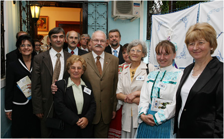 Prezident SR Ivan Gaparovi navtvil krajanov v srbskej Vojvodine - 20.6.2009