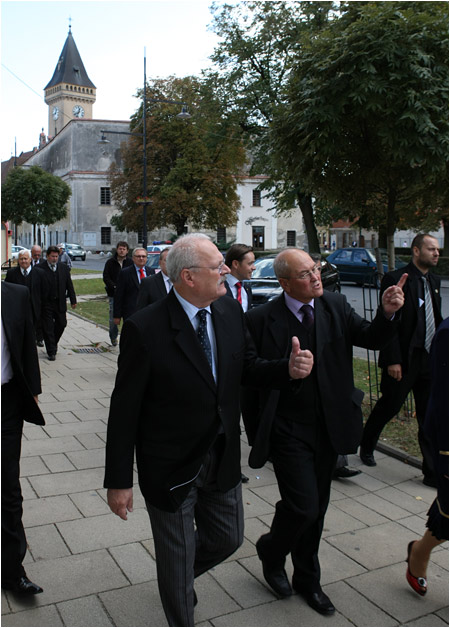 Prezident SR Ivan Gaparovi navtvil Sabinov - 5.10.2009