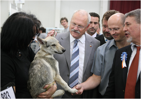 Prezident SR navtvil Svetov vstavu psov 2009 v Inchebe - 8.10.2009