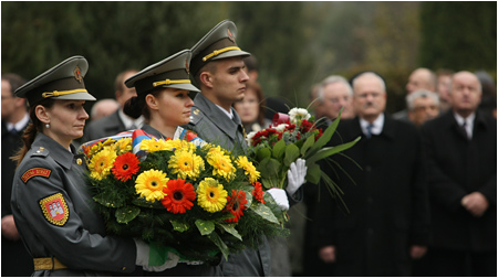 Pietna spomienka pri prleitosti Da boja za slobodu a demokraciu - 17.11.2009