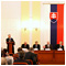 Prezident SR Ivan Gaparovi vystpil na vedeckej konferencii "Veda, politika a tt" - 26.11.2009 [nov okno]