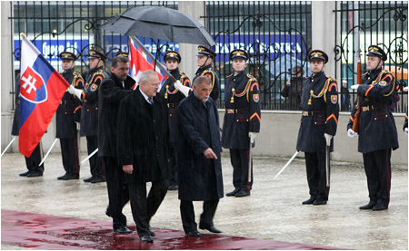 Chorvtsky prezident Stjepan Mesi na rozlkovej nvteve Slovenska - 1.12.2009