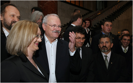 Prezident Ivan Gaparovi medzi naimi krajanmi vo Vojvodine - 4.12.2009