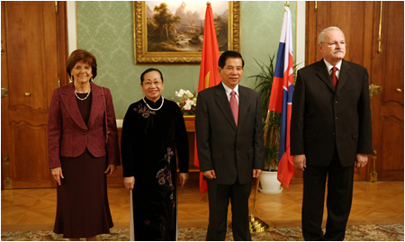 Vietnamsk prezident na oficilnej nvteve Slovenska - 17.12.2009