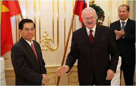 Vietnamsk prezident na oficilnej nvteve Slovenska - 17.12.2009