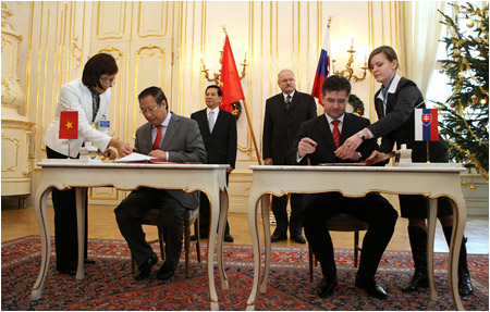 Vietnamsk prezident na oficilnej nvteve Slovenska - 17.12.2009