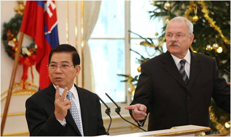 Vietnamsk prezident na oficilnej nvteve Slovenska - 17.12.2009