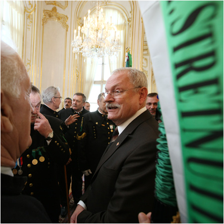 Prezident SR prijal zstupcov banckych spolkov a cechov Slovenska - 20.1.2010