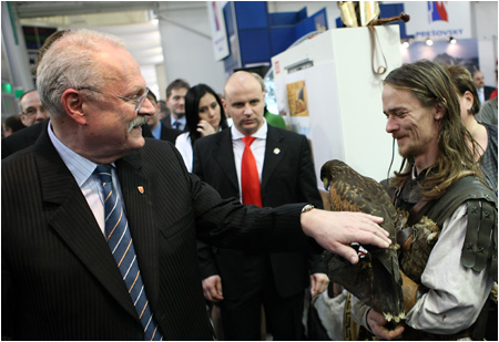 Prezident SR navtvil vetrhy IFT SLOVAKIA TOUR a DANUBIUS GASTRO v Inchebe - 21.1.2010