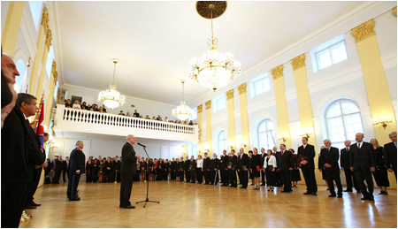 Prezident SR vymenoval  vysokokolskch profesorov - 25.1.2010