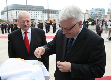 19.5.2010 - Chorvtsky prezident Josipovi na oficilnej nvteve Slovenskej republiky