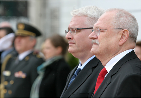 19.5.2010 - Chorvtsky prezident Josipovi na oficilnej nvteve Slovenskej republiky