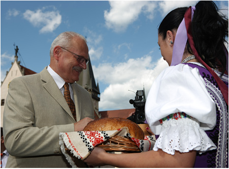 26.8.2010 - Prezident SR na pracovnom vjazde v Bardejove