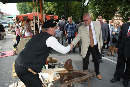 27.8.2010 - Prezident SR Ivan Gaparovi pokraoval v nvteve Vchodnho Slovenska