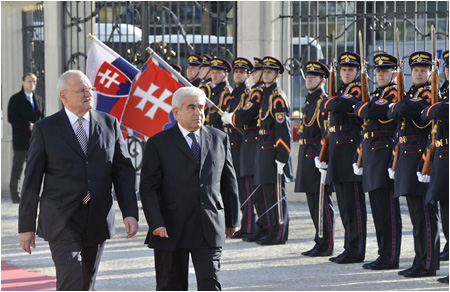 11.11.2010 - Cypersk prezident Christofias na oficilnej nvteve Slovenskej republiky