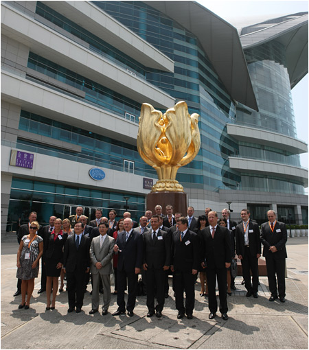 6.9.2010 - Prezident SR navtvil Hongkongsk kongresov a vstavn centrum