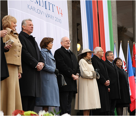 5.11.2010 - Summit prezidentov krajn V4 v Karlovch Varoch