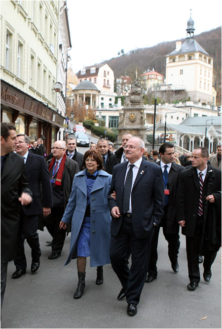 5.11.2010 - Summit prezidentov krajn V4 v Karlovch Varoch