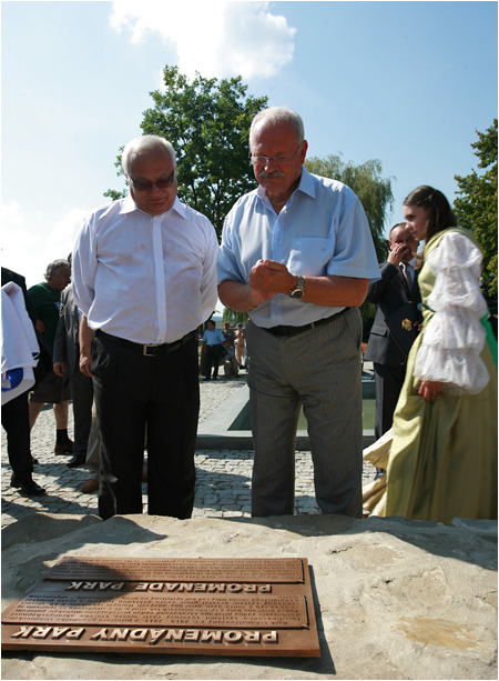 25.8.2011 - Prezident Ivan Gaparovi navtvil Bardejov