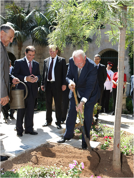 6.9.2011 - Prezident SR s manelkou na oficilnej nvteve Malty