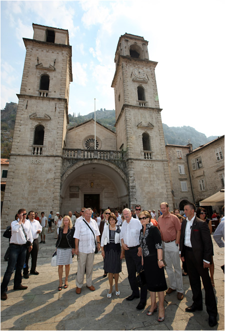 14.9.2011 - Prezident SR s manelkou na oficilnej nvteve iernej Hory