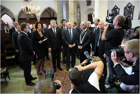 27.9.2011 - Nemeck prezident Christian Wulff na nvteve Slovenska, Kemarok