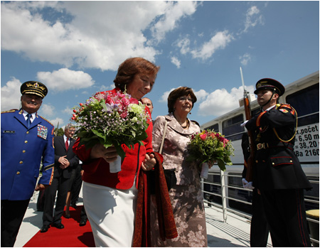 27.6.2011 - Oficilna nvteva prezidenta eskej republiky s manelkou na Slovensku