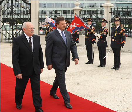 17.6.2011 - Oficilna nvteva v SR - J. E. Viktor Fedorovy Janukovy, prezident Ukrajiny