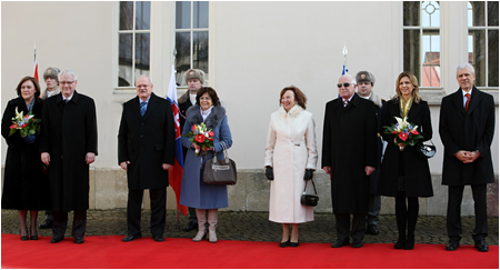 18.2.2012 - Stretnutie prezidentov v eskch Lnoch