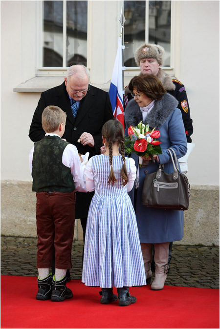 18.2.2012 - Stretnutie prezidentov v eskch Lnoch