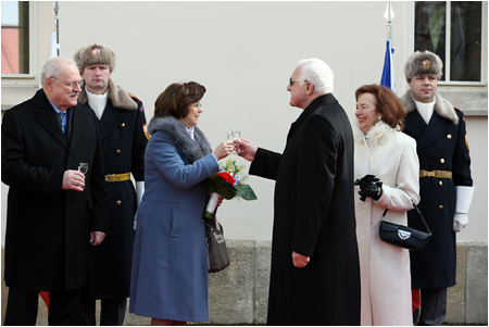 18.2.2012 - Stretnutie prezidentov v eskch Lnoch