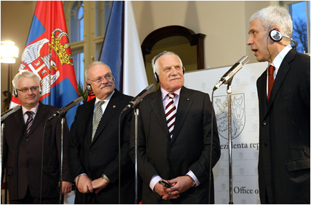 18.2.2012 - Stretnutie prezidentov v eskch Lnoch