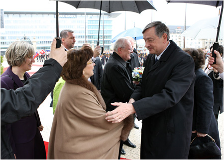 12.4.2012 - Slovinsk prezident na oficilnej nvteve Slovenskej republiky