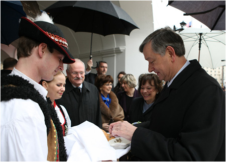 12.4.2012 - Slovinsk prezident na oficilnej nvteve Slovenskej republiky