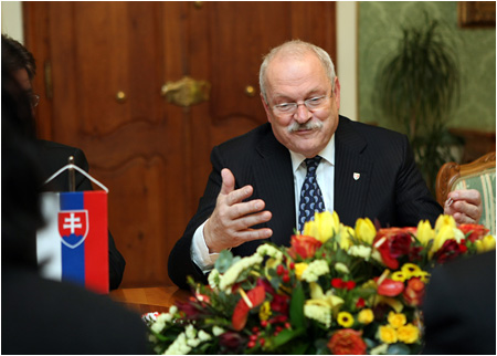 12.4.2012 - Slovinsk prezident na oficilnej nvteve Slovenskej republiky