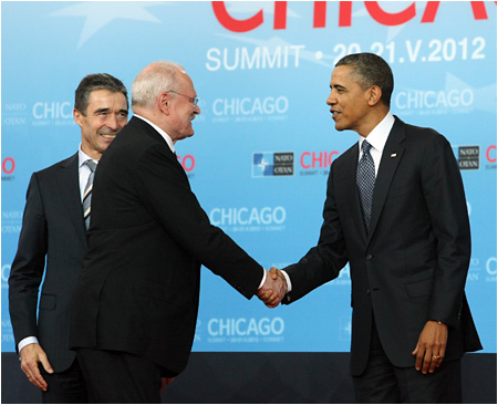 20.5.2012 - Prezident SR na Summite NATO v Chicagu, USA