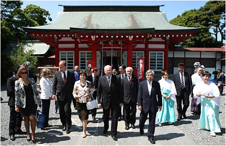 26.6.2012 - Oficilna nvteva prezidenta SR Ivana Gaparovia v Japonsku