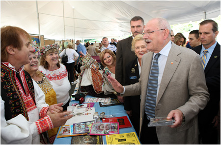 23.9.2012 - Prezident SR na Festivale slovenskho dedistva v Holmdel, New Jersey