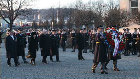 Oficilna nvteva prezidenta SR s manelkou v eskej republike - 9.2.2009