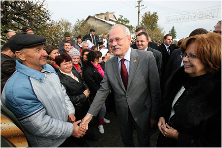 Manelka prezidenta SR spolu s manelom na oficilnej nvteve Rumunskej republiky - 16.-17.10.2009