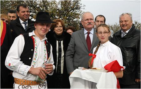 Manelka prezidenta SR spolu s manelom na oficilnej nvteve Rumunskej republiky - 16.-17.10.2009