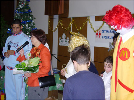 Mikulska oslava v Detskej fakultnej nemocnici s poliklinikou v Bratislave
